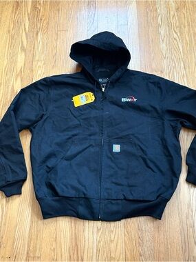 Men’s Carhartt Firm Duck Thermal Lined Loose Fit Active Jacket Black